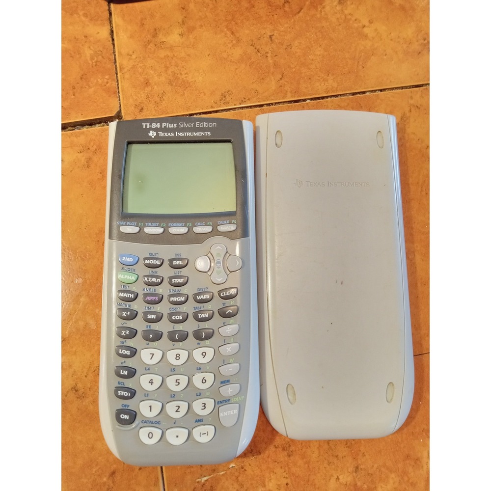 Texas Instruments TI-84 Plus Silver Edition Graphing Calculator with Cover